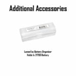Nitecore P30i 2000 Lumen 1093 Yard Ultra Long Throw USB-C Rechargeable Flashlight with 5000mAh Battery and LumenTac Battery Organizer 17