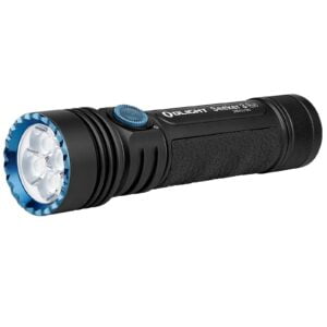 OLIGHT Seeker 3 Pro 4200 Lumens Ultra-Bright Flashlight USB 2A Rechargeable Flashlights Smart Lock with Safety Proximity Sensor IPX8 Waterproof for Outdoor Searching, Camping, Hiking (Black)