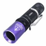Blacklight 365nm UV Flashlight with LG UV LED Source 3 Watts High Power, Black Filter Lens, strong beam for UV Glue Curing, Pet Urine Detector Light, Leak Detector 20