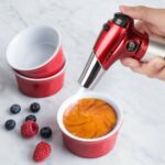Butane Torch, Kollea Kitchen Blow Torch Refillable Cooking Torch Lighter, Mini Creme Brulee Torch with Safety Lock & Adjustable Flame for Desserts, BBQ, Soldering(Butane Gas Not Included) 17