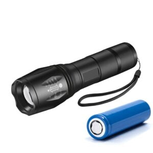 Handheld Tactical Flashlight – 2000 Lumen Super Bright Tactical Torch 5 Light Modes IPX7 Waterproof Powerful Flashlights for Outdoor Camping Hiking Emergency 23