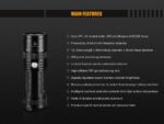 Fenix FD45 900 Lumen zoomable LED Flashlight with EdisonBright BBX4 battery carry case bundle 23