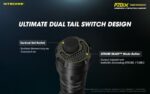 Nitecore P20iX 4000 Lumen USB-C Rechargeable Tactical Flashlight with LumenTac Battery Organizer 19
