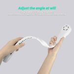Portable Neck Fan, bladeless neck fan ,for Indoor Outdoor Travelling,USB Rechargeable Personal Fan, Rechargeable, Headphone Design,3 Speeds Operated Adjustable,neck fans for women 20