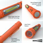 2 x HeroBeam Car Emergency Flashlight – The Original Super Bright LED Flashlight/Worklight with Attachment Magnet – A Glovebox Essential for Auto Emergencies at Night – (TWIN PACK) – 3 YEAR WARRANTY 17