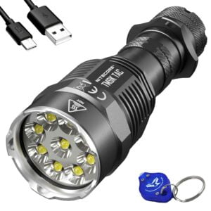 Coast PX1R 460 lm Rechargeable Focusing LED Flashlight, Black 9