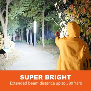 LED Rechargeable Spotlight 4500 Lumen with EVA Carrying Case by Goodsmann, 30W Portable Flashlight for Camping, Hiking, Hunting, Searching Use 3