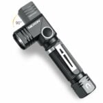 Flashlight, NICRON N7 600 Lumens Tactical Flashlight, 90 Degree Mini Flashlight Ip65 Waterproof Led Flashlight 4 Modes- Best High Lumens Are For Camping, Outdoor, Hiking （Not including Batteries）Gift 18