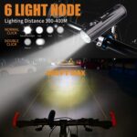 WUBEN B2 Bike Light / Pocket Flashlight, Type C Rechargeable, 1300 high Lumen LED Bicycle Headlights, 6 Modes, IP68 Waterproof Bike Lights Taillight for Cycling Road Mountain 19