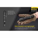 Nitecore MH12 v2 1200 Lumen USB-C Rechargeable Tactical Flashlight with 5000mAh Battery and LumenTac Battery Case 20