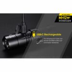 Nitecore MH12 v2 1200 Lumen USB-C Rechargeable Tactical Flashlight with 5000mAh Battery and LumenTac Battery Case 19