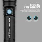 OLIGHT Seeker 3 Pro 4200 Lumens Ultra-Bright Flashlight USB 2A Rechargeable Flashlights Smart Lock with Safety Proximity Sensor IPX8 Waterproof for Outdoor Searching, Camping, Hiking (Black) 20