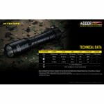 NITECORE i4000R 4400 Lumen USB-C Rechargeable Tactical Flashlight with 5000mAh battery with LumenTac Battery Case 21