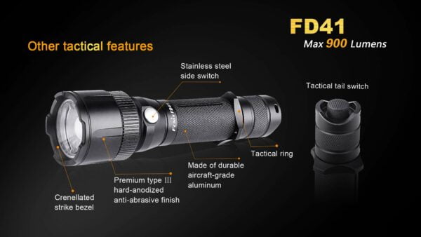 Fenix Unisex-Adult Fenix Flashlights, FD41 LED Flashlight FX-FD41, N/A, N/A 27