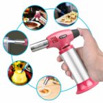 Sondiko Butane Torch , Kitchen Torch Refillable Blow Torch Lighter with Safety Lock&Adjustable Flame for BBQ, Creme Brulee, Baking, Soldering (Butane Gas not Included) 20