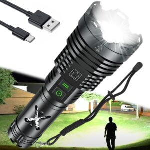 OLIGHT Baton3 Premium Edition Rechargeable Torch Flashlight 1200 Lumens LED Torch, Pocket Flashlight for Camping, Hiking, Emergency, Dog Walking (Black) 26