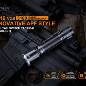 Fenix Bundle TK16 V2.0 3100 Lumen LED Tactical 2 X Rechargeable 5000mAh Li-ion Batteries, Holster and EdisonBright BBX5 Battery case 3