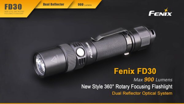 Fenix Unisex-Adult Fenix Flashlights, FD30 LED Flashlight, Black FX-FD30, Black 17