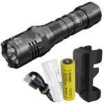 Nitecore P20iX 4000 Lumen USB-C Rechargeable Tactical Flashlight with LumenTac Battery Organizer 16