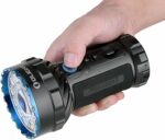 Olight Marauder 2 Powerful LED Torch 14,000 Lumens High Lumens Flashlight, 800-meter Spotlight Beam, Rechargable Tactical Light Powered by Battery Pack (Without Power Adapter) 23