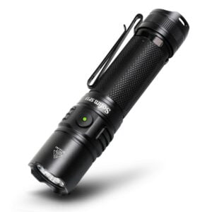 Sofirn SP35 Rechargeable LED Flashlight 2000 Lumen with ATR, Super Bright EDC Light with Battery (Inserted) and USBA to USBC Cable, for Outdoor Camping Hiking Hunting Fishing