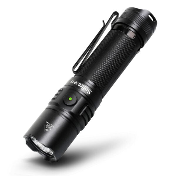 Sofirn SP35 Rechargeable LED Flashlight 2000 Lumen with ATR, Super Bright EDC Light with Battery (Inserted) and USBA to USBC Cable, for Outdoor Camping Hiking Hunting Fishing 8