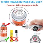 Butane Torch Kitchen Blow Lighter – Culinary Torches Chef Cooking Professional Adjustable Flame with Reverse Use for Creme, Brulee, BBQ, Baking, Jewelry by FunOwlet (Butane Fuel Not Included) 18
