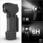 Energizer Pocket Sized LED Flashlights, IPX4 Water Resistant, Impact Resistant Small Flashlight, Extremely Durable, Clip on Light, 1 AA Battery Included 23