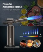 RONXS Butane Torch, Premium All Metal Construction Big Torch Adjustable Refillable Industrial Torch, Multipurpose Blow Torch Lighters for Soldering Baking Welding DIY Crafts – Butane Gas Not Included 18