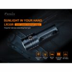 Fenix LR35R 10000 Lumen Rechargeable LED Flashlight with Lumentac Battery Organizer, Long Throw and Super Bright 18