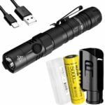 Nitecore MH12 v2 1200 Lumen USB-C Rechargeable Tactical Flashlight with 5000mAh Battery and LumenTac Battery Case 16
