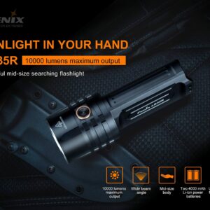 Fenix LR35R Compact 10,000 Lumen 500m USB-C Rechargeable Searchlight Torch 3