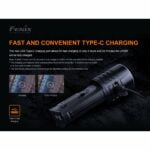 Fenix LR35R 10000 Lumen Rechargeable LED Flashlight with Lumentac Battery Organizer, Long Throw and Super Bright 21
