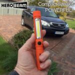 2 x HeroBeam Car Emergency Flashlight – The Original Super Bright LED Flashlight/Worklight with Attachment Magnet – A Glovebox Essential for Auto Emergencies at Night – (TWIN PACK) – 3 YEAR WARRANTY 22