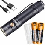Fenix E35 v3.0 3000 Lumen High Performance EDC USB-C Rechargeable Flashlight with 2X 5000mAh Battery and LumenTac Battery Case 16