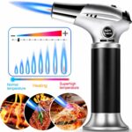 Culinary Butane Torch , Kitchen Refillable Butane Blow Torch with Safety Lock and Adjustable Flame for Crafts Cooking BBQ Baking Brulee Creme Desserts DIY Soldering (Butane Gas Not Included) 25