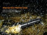 Fenix E20 V2.0 Waterproof Flashlight AA Powered 4 Brightness Levels, 350 Lumens with 126m Beam LED Torch Light 26