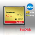 SanDisk 32GB Extreme CompactFlash Card with (write) 85MB/s and (Read)120MB/s – SDCFXSB-032G 7