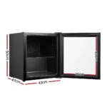 Devanti 46L Glass Door Bar Fridge Mini Countertop Freezer Fridges Bottle Cooler 19 Devanti 46L Glass Door Bar Fridge Mini Countertop Freezer Fridges Bottle Cooler - Image 2