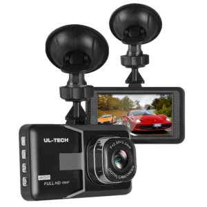 UL Tech 4 Inch Dual Camera Dash Camera – Black 21