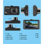 UL-TECH Dash Camera 1080P HD Cam Car Recorder DVR Video Vehicle Carmera 32GB 19