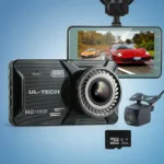 UL-tech 1080P 4″ Dash Camera Dual Lens Car DVR Recorder Front Rear Night Vision 25