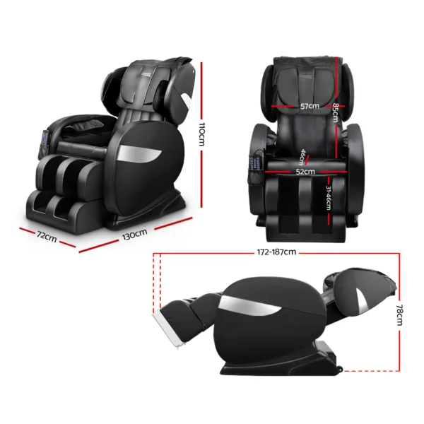 Livemor Electric Massage Chair – Black 11