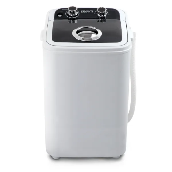 Devanti 4.6KG Mini Portable Washing Machine – Black 11