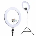 Embellir Ring Light 19″ LED 6500K 5800LM Dimmable Diva With Stand Silver 18