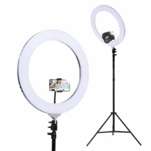 Embellir 10″ LED Ring Light 5500K Dimmable Diva Diffuser With Stand Make Up Studio 26