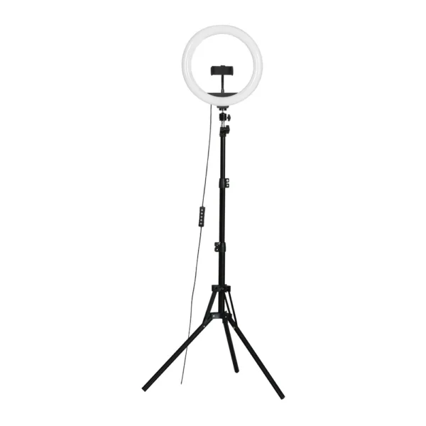 Embellir 10″ LED Ring Light 5500K Dimmable Diva Diffuser With Stand Make Up Studio 12
