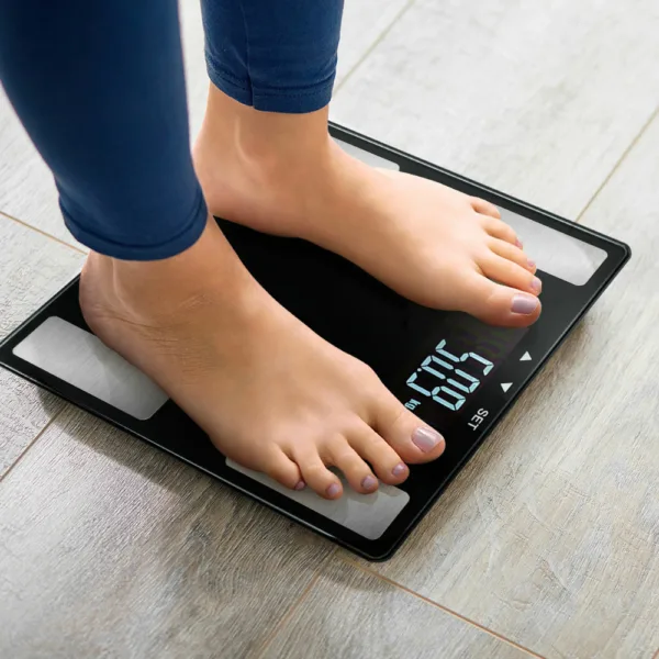 Electronic Digital Bathroom Scales Body Fat Scale Bluetooth Weight 180KG 18