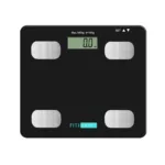 FitSmart Electronic Floor Body Scale Black Digital LCD Glass Tracker Bathroom 16