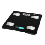 FitSmart Electronic Floor Body Scale Black Digital LCD Glass Tracker Bathroom 17